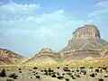 View of Chinjan, about 40 km northwest of Loralai