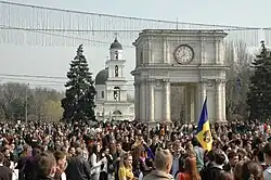 Image 82009 civil unrest (from History of Moldova)