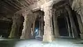 Inside the temple