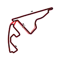 North circuit and south circuit layouts shown in Grand Prix Circuit track map (October 2009–June 2021)