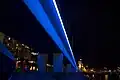 The new viaduct by night.