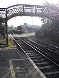 A train arrives from Havant