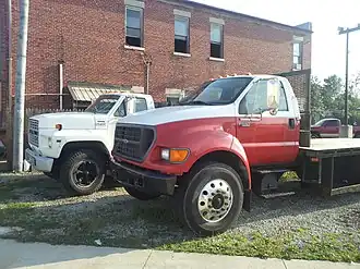 Class 6 2002 Ford F-650 in front. 1989 Ford F-600 in back.F-650 GVWR:26,000. F-600 GVWR:20,200