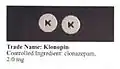 Klonopin 2 mg tablet