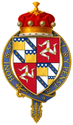 Arms of Thomas Stanley, 1st Baron Stanley