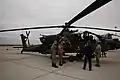 An AH-64 of the Combat Aviation Brigade, 1st Armored Division