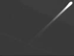 STEREO-A close-up of Comet Lovejoy before perihelion, 14 December 2011