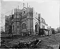 Construction of the Outside Walls of St. Mark's Cathedral
