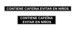 Contains caffeine warning seal