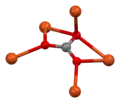 Carbonate coordination environment