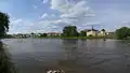 Coswig view river Elbe