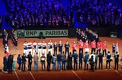 France and Croatia during the final