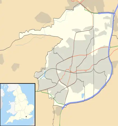 St Michael and All Angels Church is located in Crawley