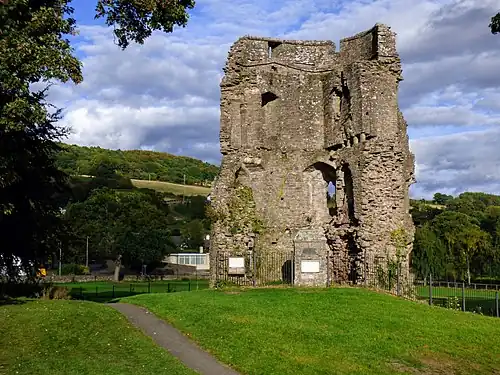 Remains of Crickhowell Castle