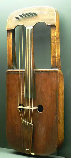 Image 26Medieval crwth instrument (from Culture of Wales)