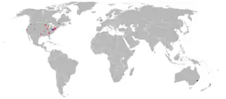 International Participant organizations   US State Participants   US Private Sector Participants   US Federal Participants