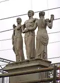 Van der Veen's last sculpture, "Unity of the Country" (1940), now in Utrecht