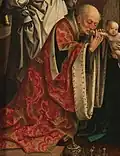 Melchior with gold covered beaker