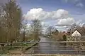 Breeveld (left) and Geestdorp (right) along the Oude Rijn