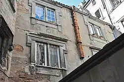 South façade.
