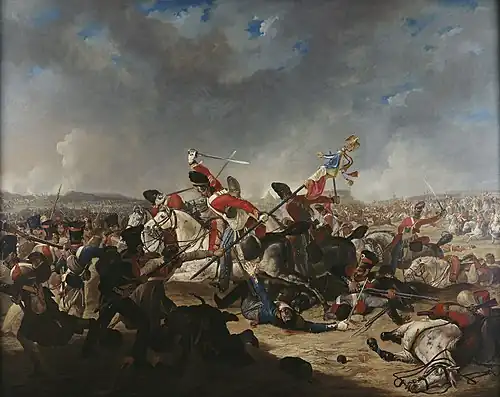 The Battle of Waterloo by Denis Dighton