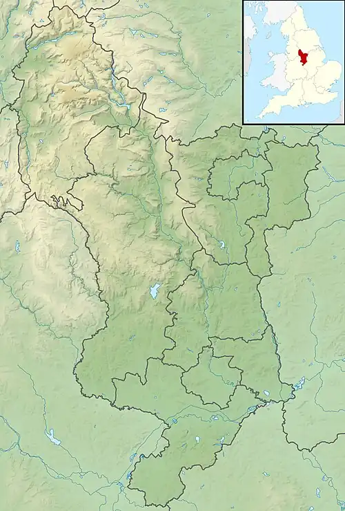 Derwent Valley Mills is located in Derbyshire