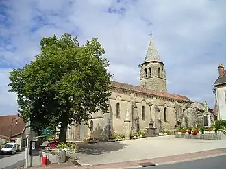 The church in Deux-Chaises