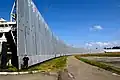 Reflector plates, measuring 11,4 m × 2,0 m