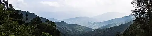 The mountains of Doi Phu Kha National Park