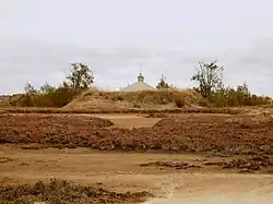 Rear bund of explosives store No. 8