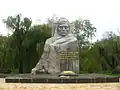 Crying mother monument