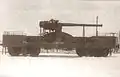 Tallinn: Armoured-trains 102 mm gun platform No. 215