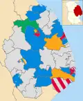 2003 results map