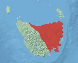 Map of range