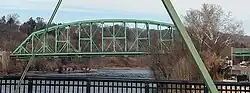 Easton–Phillipsburg Toll Bridge crosses the Delaware, connecting Easton, Pennsylvania and Phillipsburg, New Jersey, in the Lehigh Valley.