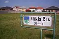 A streetname-table in the Kálvária Hill