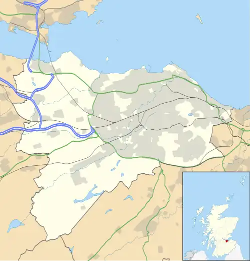 Balerno is located in the City of Edinburgh council area