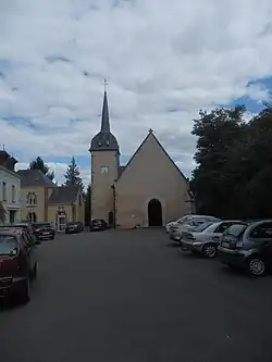The church of Sainte-Anne, in Montreuil-le-Henri