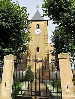 The church in Saint-Marcel