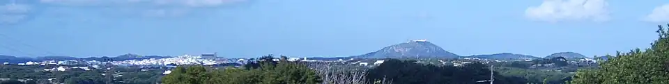 The view of El Toro and Alaior