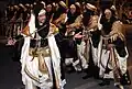 Typical Moorish costume on the parade