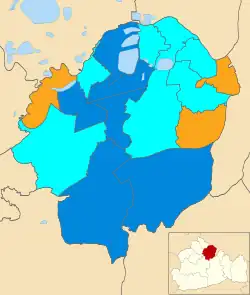 2019 results map