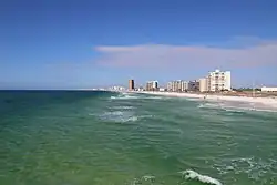 Emerald Coast waters in the park