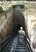Entrance to a tomb