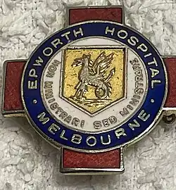Epworth Private Hospital General Nursing Badge (1924-1988).[47][48]
