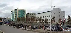 Market in the center