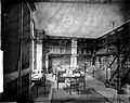 Jan Goedeljee: Reading room, University Library. Glass negative, circa 1880.
