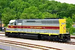 Erie Lackawanna 3607, preserved at the St.Louis Museum of Transportation