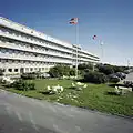 SAS Head office building at Bromma Airport, 1960s
