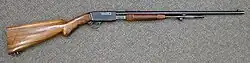 The FN Trombone is a pump-action rifle that uses a side-locking tilting block.
